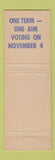 Matchbook Cover - American Heritage Foundation  Get Out the Vote