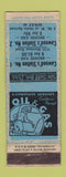 Matchbook Cover - Cawood's oil gas Idaho Springs Colorado? ADVANCE WORN