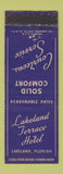 Matchbook Cover - Lakeland Terrace Hotel Lakeland FL WEAR