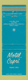 Matchbook Cover - Motel Capri Dayton OH WEAR