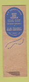 Matchbook Cover - Webster Hall Pittsburgh PA