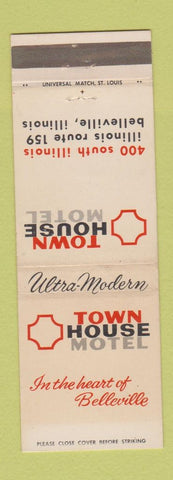 Matchbook Cover - Town House Motel Belleville IL
