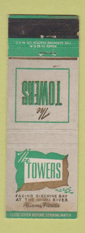 Matchbook Cover - Towers Miami FL Hotel WEAR