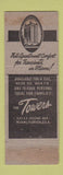 Matchbook Cover - Towers Miami FL Hotel WEAR
