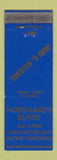 Matchbook Cover - Norgaard's Buffet Racine WI WEAR