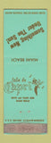 Matchbook Cover - Isle de Capri Miami Beach FL WORN