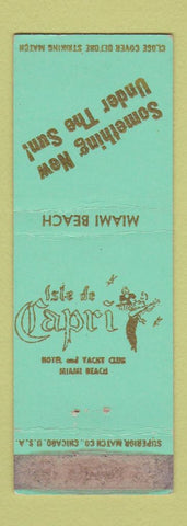 Matchbook Cover - Isle de Capri Miami Beach FL WORN