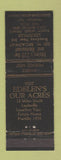Matchbook Cover - Edelen's 220 Bar Restaurant Louisville KY WEAR