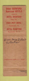 Matchbook Cover - Hotel Richford Buffalo NY WORN