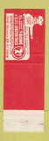 Matchbook Cover - Amico's Restaurant Italian Parma OH Leaning Tower of Pisa