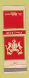 Matchbook Cover - Hillcrest Toledo OH restaurant