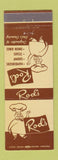 Matchbook Cover - Rod's Hamburgers Alhambra Montebello Arcadia Orange CA