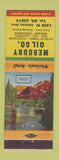 Matchbook Cover - Mercury Oil Dunlop Tires
