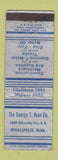 Matchbook Cover - George Ryan Construction Diamond T Trucks Minneapolis MN WEAR