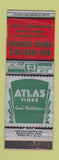 Matchbook Cover - Atlas Tires Bob Martin's Sohio oil gas Wapakoneta OH
