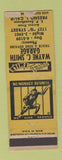 Matchbook Cover - Wayne C Smith Garage Freson CA POOR