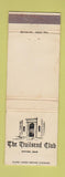 Matchbook Cover - Trailsend Club Dayton OH