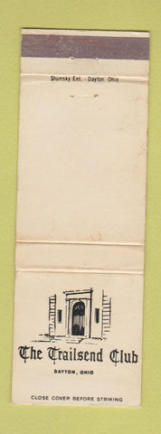 Matchbook Cover - Trailsend Club Dayton OH