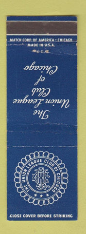 Matchbook Cover - Union League Club of Chicago IL WEAR