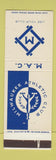Matchbook Cover - Milwaukee Athletic Club WI