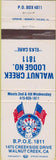 Matchbook Cover - Matchbook Cover Elks Club Walnut Creek CA