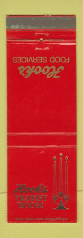 Matchbook Cover - Hook's Trophy Room Indianapolis IN
