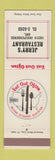 Matchbook Cover - Jerry's Restaurant MO
