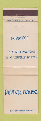 Matchbook Cover - Publick House Washington DC WEAR