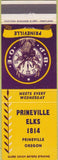 Matchbook Cover - Matchbook Cover Elks Club Prineville OR