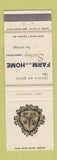 Matchbook Cover - Farm and Home Savings Nevada MO