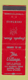Matchbook Cover - The Village Madera CA Chinese Restaurant