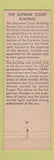 Matchbook Cover - Giant Food Grocery Supreme Court Building Washington DC