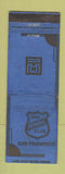 Matchbook Cover - War Memorial Club San Francisco CA WORN