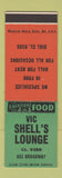 Matchbook Cover - Vic Shell's Lounge