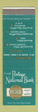 Matchbook Cover - Portage National Bank Kent Garrettsville Brimfield OH