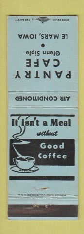 Matchbook Cover - Pantry Cafe Le Mars IA