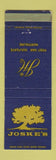 Matchbook Cover - Joske's Houston TX WEAR