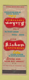 Matchbook Cover - Bishop Cafeterias CHAIN