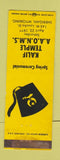 Matchbook Cover - Kalif Shriners Temple Sheridan WY WEAR YELLOW