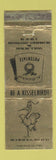 Matchbook Cover - Kisselbird Striners Walker 1973 Hwaii Las Vegas WEAR