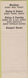 Matchbook Cover - Matchbook Cover Elks Club Seattle WA
