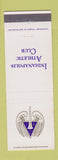 Matchbook Cover - Indianapolis Athletic Club IN