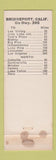 Matchbook Cover - Sportsmen's Inn Bridgeport CA WEAR