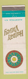 Matchbook Cover - Holiday Valley Ellicottville NY