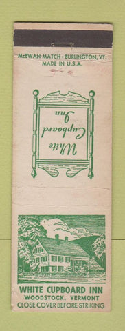 Matchbook Cover - White Cupboard Inn Woodstock VT WEAR
