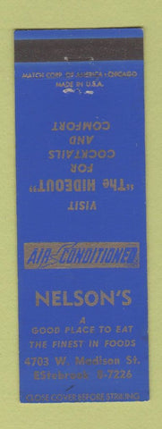 Matchbook Cover - Nelson's Restaurant Chicago IL