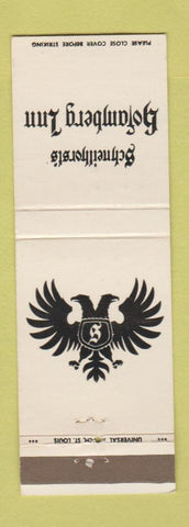 Matchbook Cover - Schneithorst's Hofamberg Inn St Louis MO