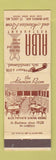 Matchbook Cover - Alba Restaurant Athenian Room St Louis MO WEAR