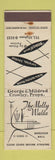 Matchbook Cover - Molly Waldo Marblehead MA restaurant WEAR