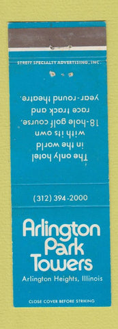Matchbook Cover - Arlington Park Towers Arlington Heights IL